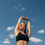 Portrait of Hanna Pavlenko, an experienced yoga practitioner.